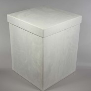 Scatola in velluto - 40x50 Cm / Bianco