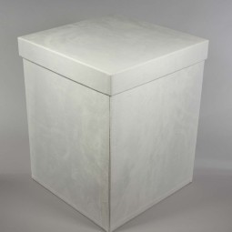 Scatola in velluto - 40x50 Cm / Bianco