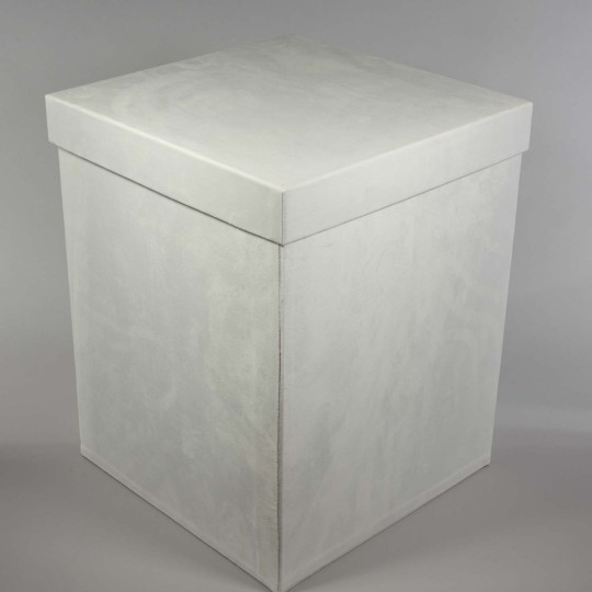 Scatola in velluto - 40x50 Cm / Bianco