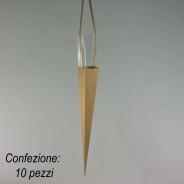 Coni in carta per Rosa 10 PZ - 7x53 Cm / Kraft