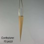 Coni in carta per Rosa 10 PZ - 7x53 Cm / Kraft