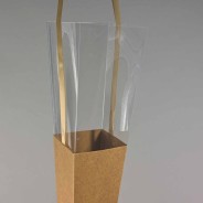 Coni in carta per Rosa 10 PZ - 7x53 Cm / Kraft