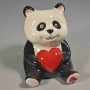 Vasetto animaletto con cuore  - 14,3x12x12 Cm / Assortito