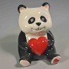 Vasetto animaletto con cuore  - 14,3x12x12 Cm / Assortito
