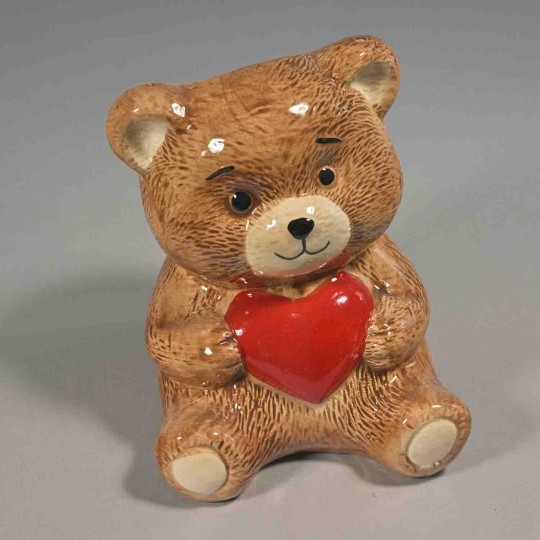 Vasetto animaletto con cuore  - 14,3x12x12 Cm / Assortito