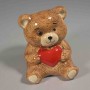 Vasetto animaletto con cuore  - 14,3x12x12 Cm / Assortito