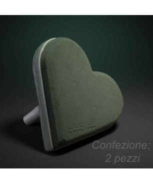 Cuore "Lady" in spugna - 2 Pezzi