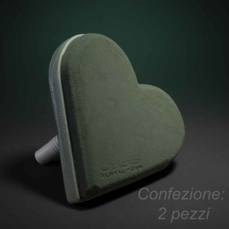 Cuore "Lady" in spugna - 2 Pezzi