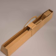 Borsine "Kelly" per una rosa 10 PZ - 10x80x9,5 Cm / Avana