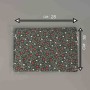 Buste perlate 50 PZ - 40 My 16x25 Cm / Nero con cuori
