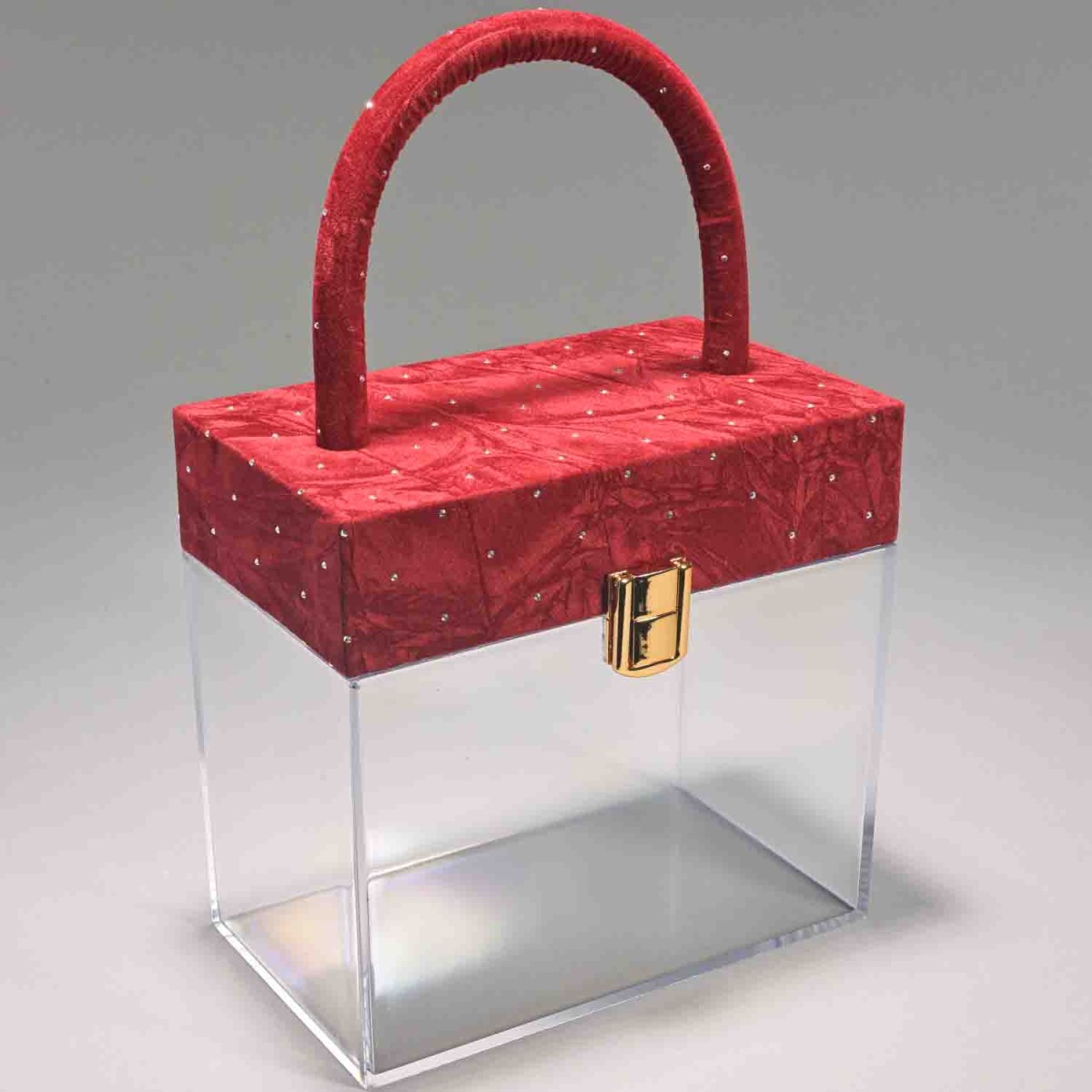 Scatola regalo "Borsetta" - 17x10,3x16 / Rosso