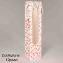 Borsine in carta 10 PZ - 10x10x46 Cm / Bianco con cuori