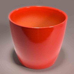 Caspò in terracotta - 17x15 Cm / Rosso