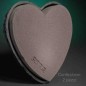 Cuore Biolit nero - 33x34 Cm / Confezione 2 Pezzi