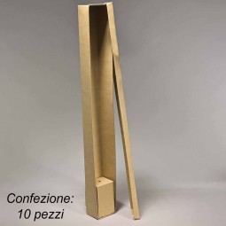 Scatole per rosa 5 PZ - 80x8x7 Cm / Avana