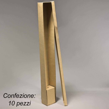 Scatole per rosa 5 PZ - 80x8x7 Cm / Avana