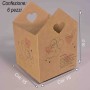 Casette "Alla Mamma" 6 PZ - 15x15x21 Cm / Avana