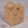 Casette "Alla Mamma" 6 PZ - 13x13x20 Cm / Avana