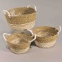 Cesti decorativi "Erba" - Set 3 Pezzi / Bianco