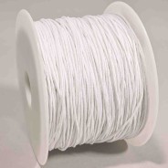 Corda in cotone cerato - 1 Mm x 200 M / Bianco