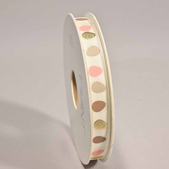 Nastro "Cotone Uova" - 10 Mm x 20 M / Crema