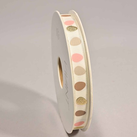 Nastro "Cotone Uova" - 10 Mm x 20 M / Crema