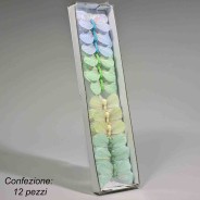 Farfalle su clip 12 PZ - 8,5 Cm / Color mix