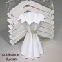 Coni bouquet in carta plissè 6 PZ - 15x20 Cm / Bianco