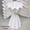 Coni bouquet in carta plissè 6 PZ - 20x27 Cm / Bianco