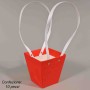 Borsina in carta - 12x8x12,5 Cm / Rosso