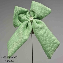 Fiocco in pick 4 PZ - 34 Cm / Verde menta