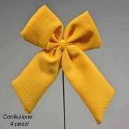 Fiocco in pick 4 PZ - 34 Cm / Giallo