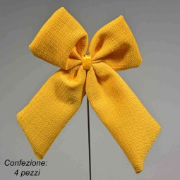 Fiocco in pick 4 PZ - 34 Cm / Giallo