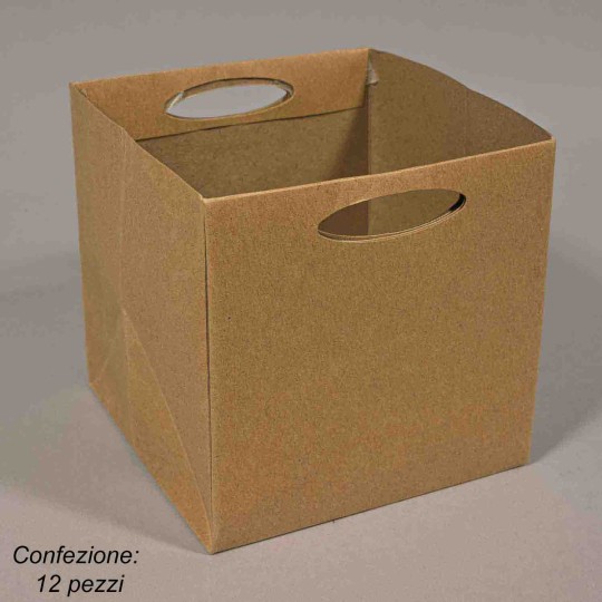 Coprivasi in carta 12 PZ - 10,5x10,5 / Avana