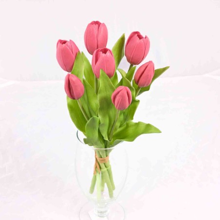 Tulipani "Real touch" in mazzo - Beauty