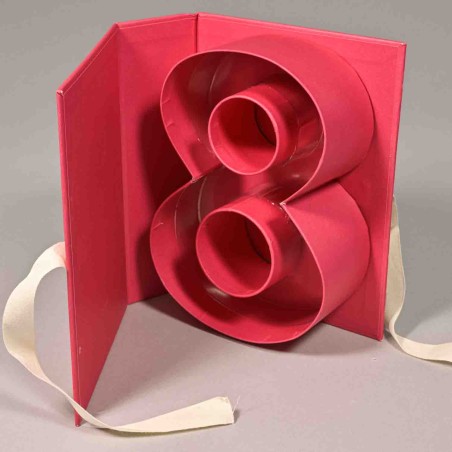 Box "8 Marzo" - 16x12x5 Cm / Fuxia
