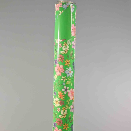 Bobina "Hana" in PPL - 1x25 M / Verde con fiori