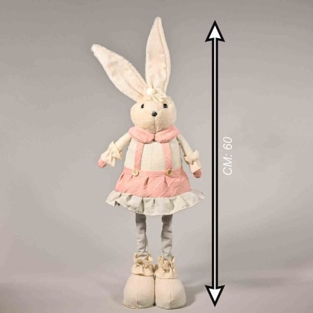 Coniglietta in soffa in piedi - 60 Cm