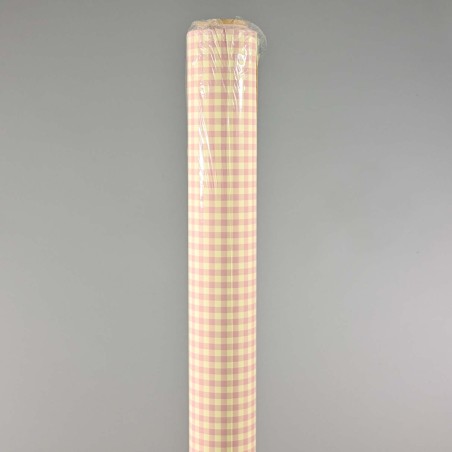 Bobina in PPL 40 My a quadretti - 1x25 M / Rosa