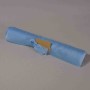 Runner in "Chiffon" - 28 Cm x 3 M / Blu cielo
