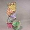 Cesti colorati 6 PZ - 20x16 Cm / Mix Color