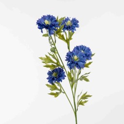 Fiordaliso in ramo - 65 Cm / Blu
