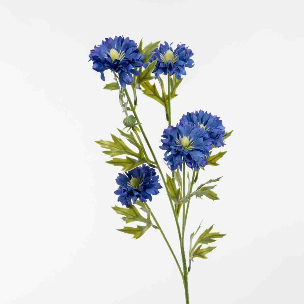 Fiordaliso in ramo - 65 Cm / Blu