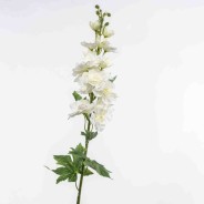 Delphinium in ramo - 80 Cm / Bianco