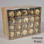 Uova di quaglia 60 PZ - 3,5 Cm / Naturale
