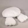 Cuscino coniglietto peluche - 17x19x20 Cm / Bianco