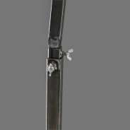 Portalampadario in metallo grezzo - 290 Cm