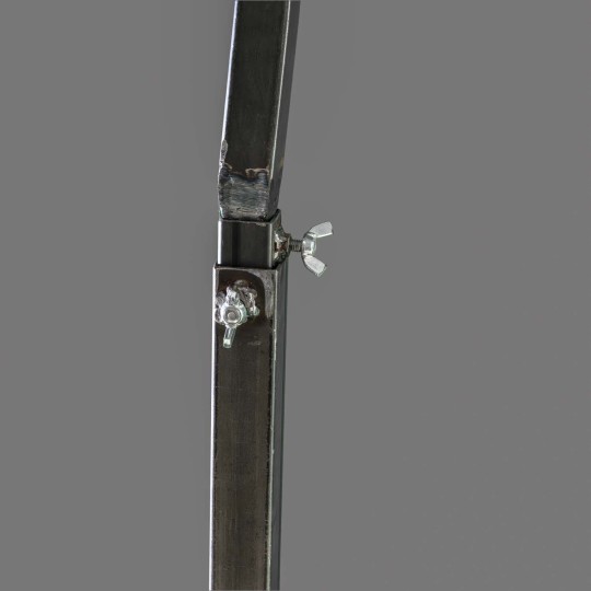 Portalampadario in metallo grezzo - 290 Cm