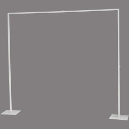 Arco quadrato smontabile in metallo - 230 Cm / Bianco