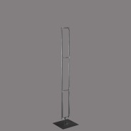 Scala in metallo grezzo - 150 Cm
